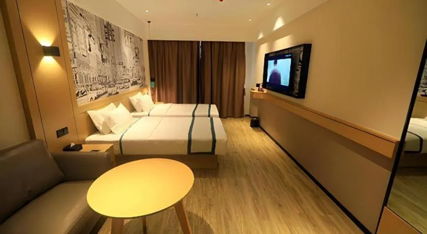 Bed in City Comfort Inn Chongqing Fuling North Station Taiyi Avenue