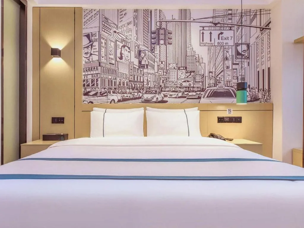 Bed in City Comfort Inn Chongqing Fuling North Station Taiyi Avenue