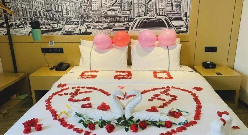 Bed in City Comfort Inn Chongqing Fuling North Station Taiyi Avenue