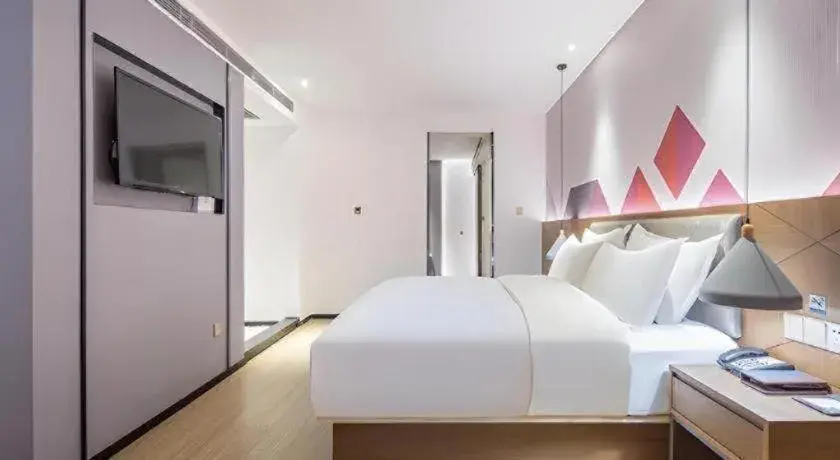 Bed in Borrman Hotel Wuzhou Teng County Bed in Borrman Hotel Wuzhou Teng County