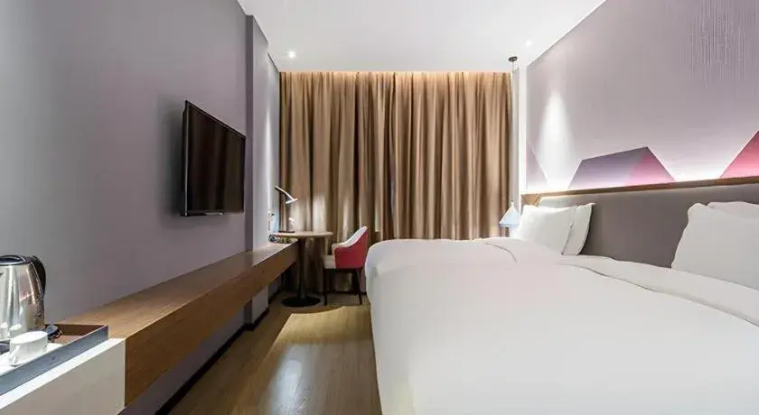 Bed in Borrman Hotel Wuzhou Teng County Bed in Borrman Hotel Wuzhou Teng County