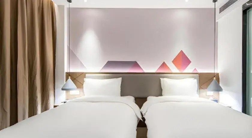 Bed in Borrman Hotel Wuzhou Teng County Bed in Borrman Hotel Wuzhou Teng County