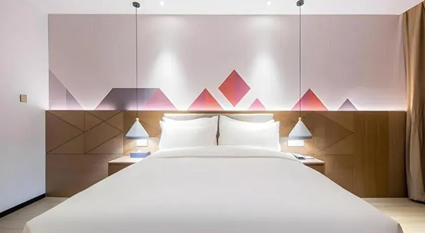 Bed in Borrman Hotel Wuzhou Teng County Bed in Borrman Hotel Wuzhou Teng County