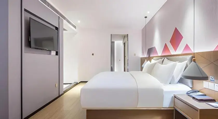 Bed in Borrman Hotel Wuzhou Teng County Bed in Borrman Hotel Wuzhou Teng County