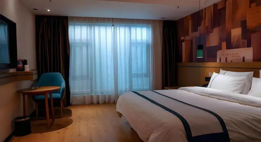 Bed in City Comfort Inn Chongqing Yongchuan Xuefu Avenue Wanda Bed in City Comfort Inn Chongqing Yongchuan Xuefu Avenue Wanda