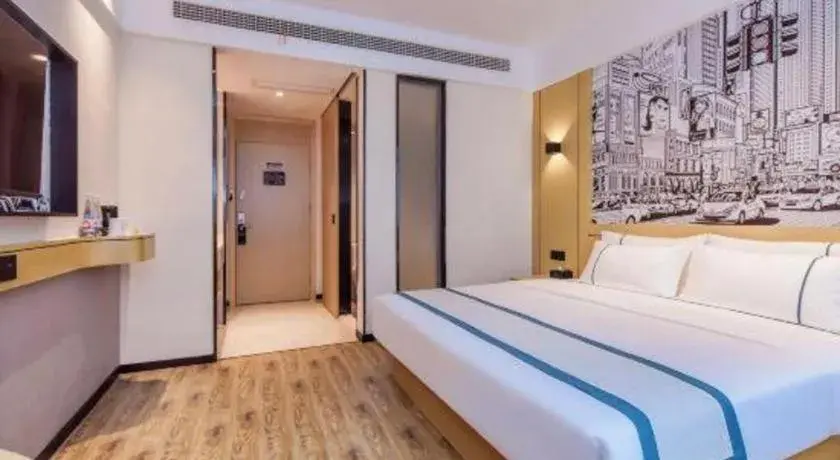 Bed in City Comfort Inn Chongqing Yongchuan Xuefu Avenue Wanda Bed in City Comfort Inn Chongqing Yongchuan Xuefu Avenue Wanda