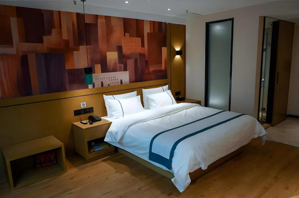 Bed in City Comfort Inn Chongqing Yongchuan Xuefu Avenue Wanda