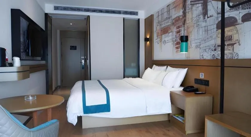 Bed in City Comfort Inn Chongqing Yongchuan Xuefu Avenue Wanda