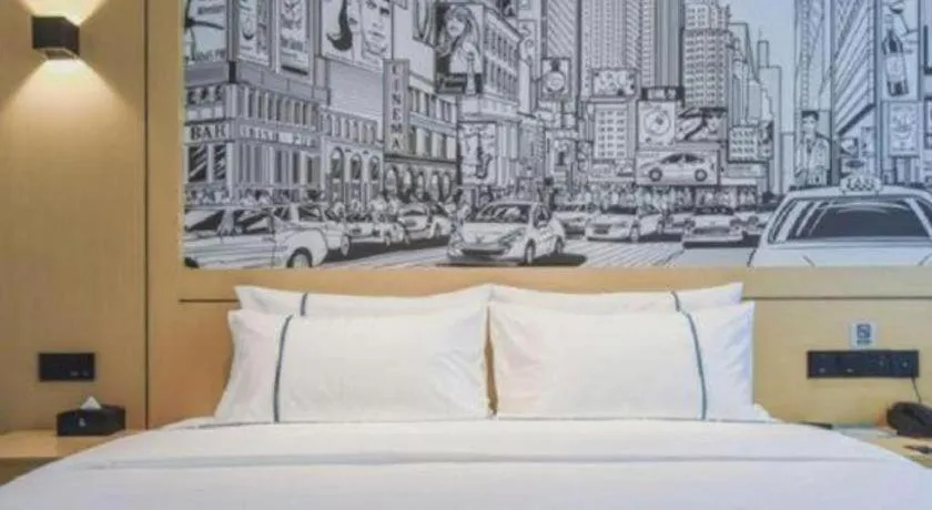 Bed in City Comfort Inn Chongqing Yongchuan Xuefu Avenue Wanda