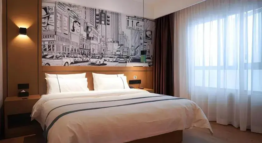 Bed in City Comfort Inn Chongqing Yongchuan Xuefu Avenue Wanda Bed in City Comfort Inn Chongqing Yongchuan Xuefu Avenue Wanda