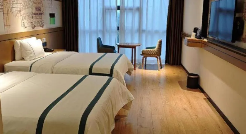 Bed in City Comfort Inn Chongqing Yongchuan Xuefu Avenue Wanda