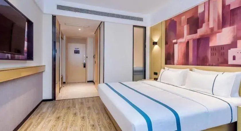 Bed in City Comfort Inn Chongqing Yongchuan Xuefu Avenue Wanda Bed in City Comfort Inn Chongqing Yongchuan Xuefu Avenue Wanda