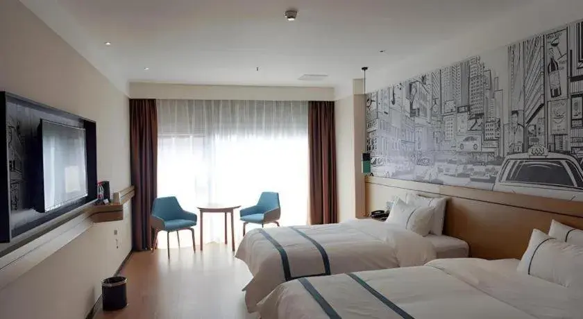 Bed in City Comfort Inn Chongqing Yongchuan Xuefu Avenue Wanda Bed in City Comfort Inn Chongqing Yongchuan Xuefu Avenue Wanda