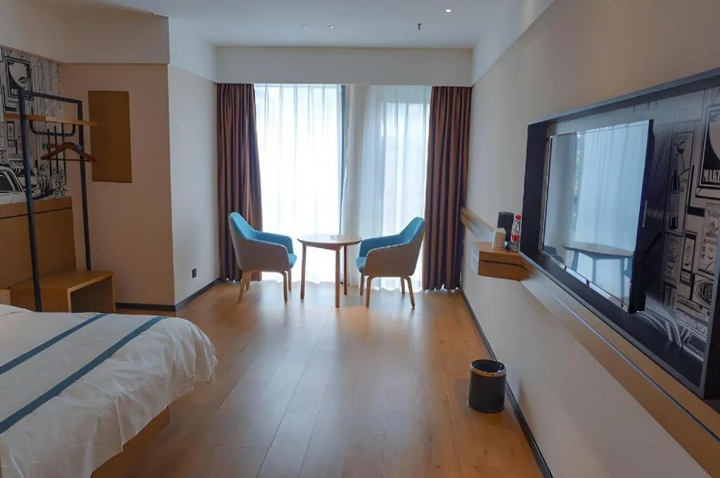 Bed in City Comfort Inn Chongqing Yongchuan Xuefu Avenue Wanda