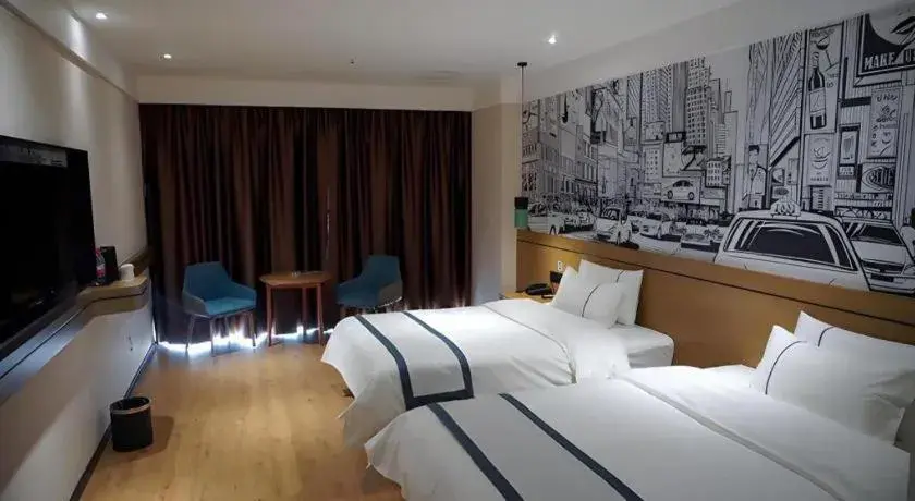 Bed in City Comfort Inn Chongqing Yongchuan Xuefu Avenue Wanda Bed in City Comfort Inn Chongqing Yongchuan Xuefu Avenue Wanda