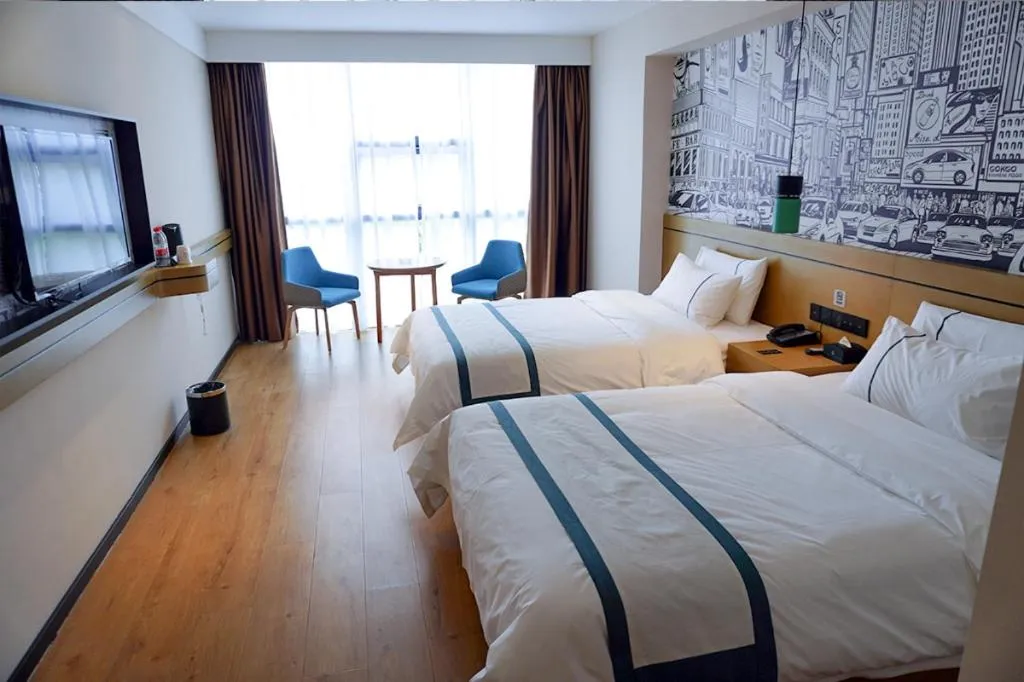 Bed in City Comfort Inn Chongqing Yongchuan Xuefu Avenue Wanda