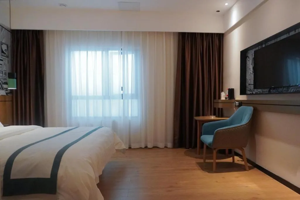 Bed in City Comfort Inn Chongqing Yongchuan Xuefu Avenue Wanda