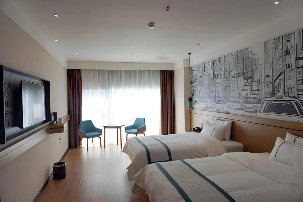 Bed in City Comfort Inn Chongqing Yongchuan Xuefu Avenue Wanda