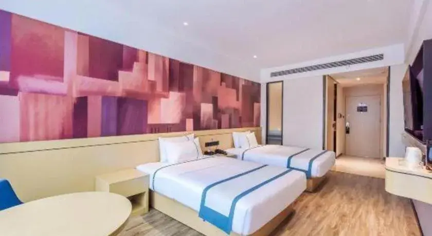 Bed in City Comfort Inn Chongqing Yongchuan Xuefu Avenue Wanda Bed in City Comfort Inn Chongqing Yongchuan Xuefu Avenue Wanda