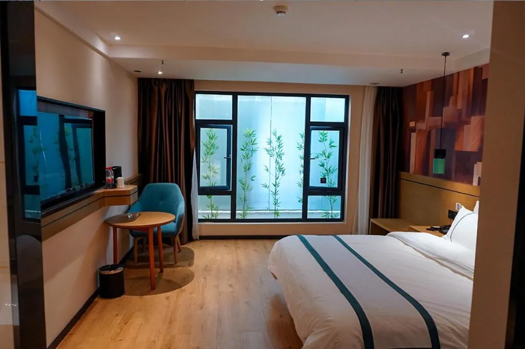 Bed in City Comfort Inn Chongqing Yongchuan Xuefu Avenue Wanda