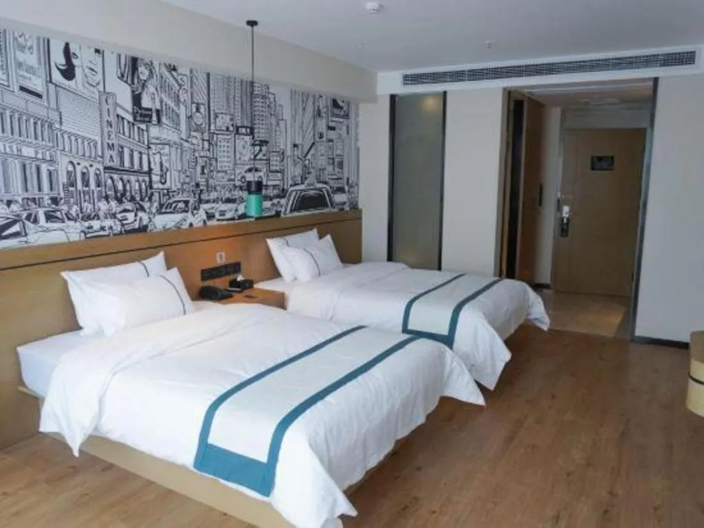 Bed in City Comfort Inn Chongqing Yongchuan Xuefu Avenue Wanda