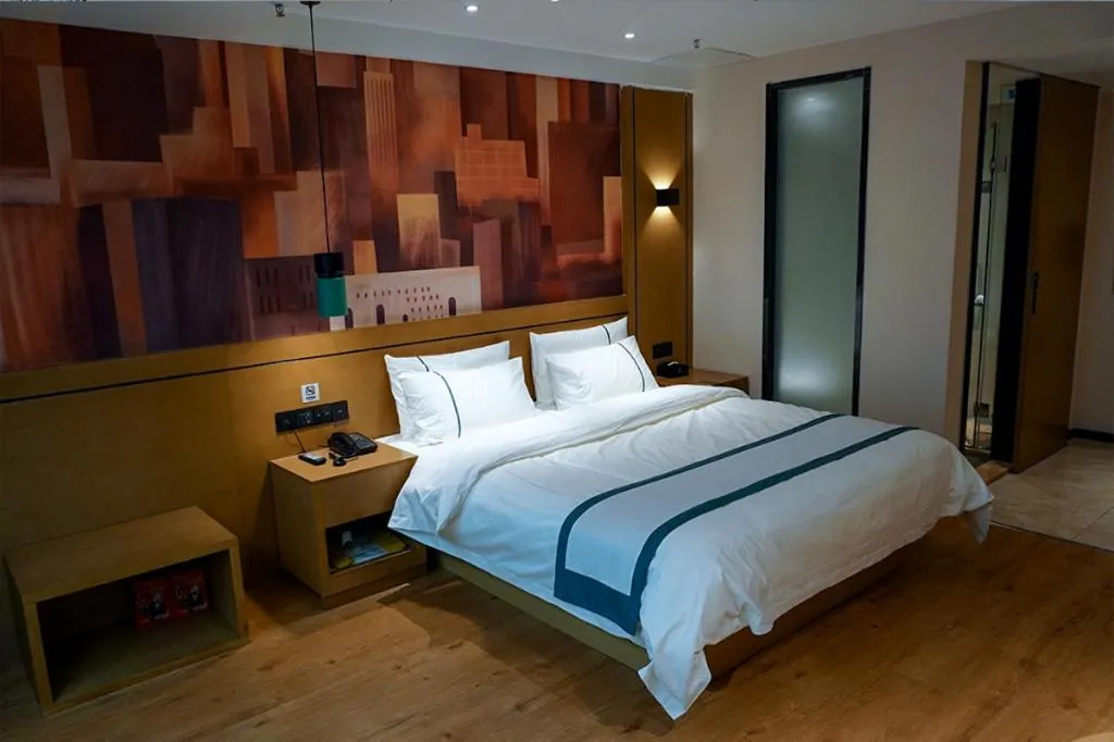 Bed in City Comfort Inn Chongqing Yongchuan Xuefu Avenue Wanda