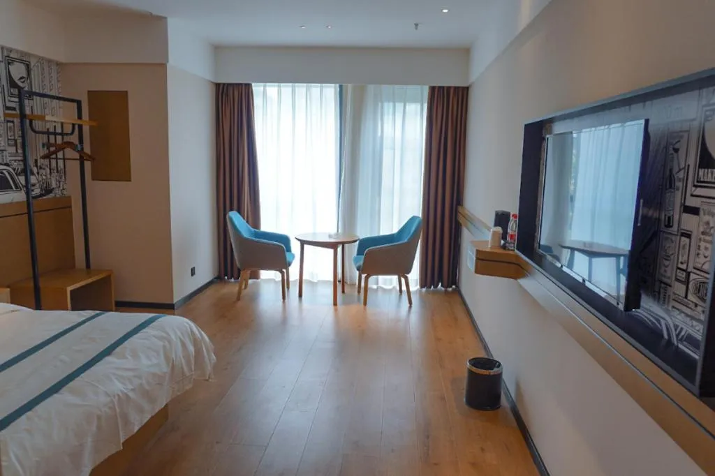 Bed in City Comfort Inn Chongqing Yongchuan Xuefu Avenue Wanda