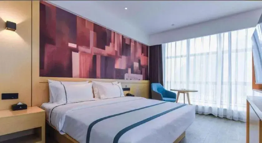 Bed in City Comfort Inn Chongqing Yongchuan Xuefu Avenue Wanda Bed in City Comfort Inn Chongqing Yongchuan Xuefu Avenue Wanda