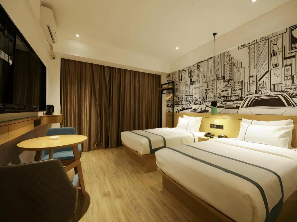 Bed in City Comfort Inn Lijiang Ancient City Qixing Street