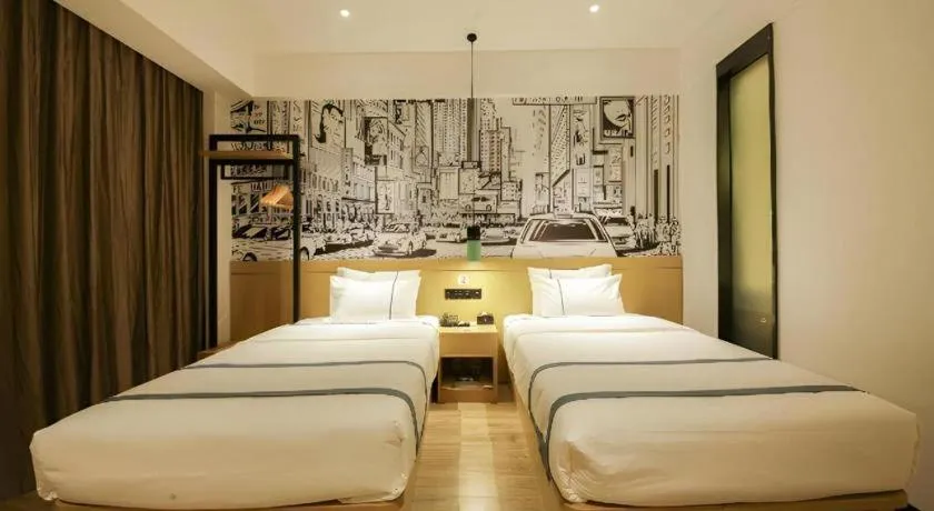 Bed in City Comfort Inn Lijiang Ancient City Qixing Street