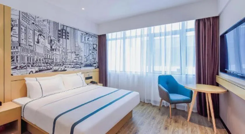 Bed in City Comfort Inn Lijiang Ancient City Qixing Street