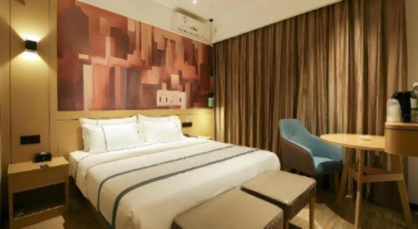 Bed in City Comfort Inn Lijiang Ancient City Qixing Street