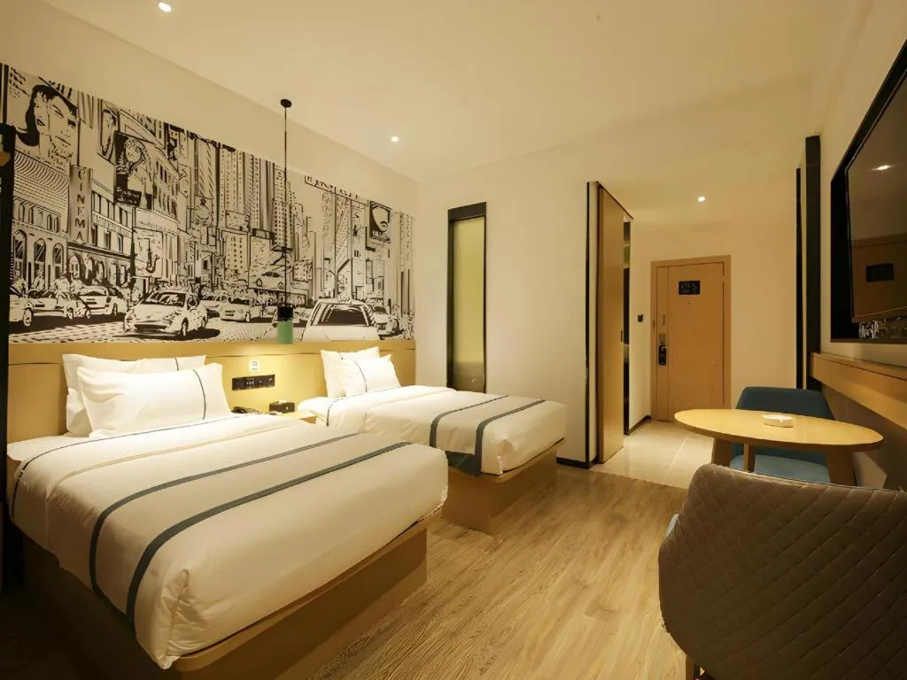 Bed in City Comfort Inn Lijiang Ancient City Qixing Street