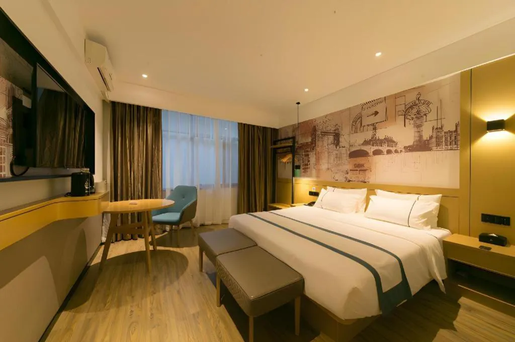 Bed in City Comfort Inn Lijiang Ancient City Qixing Street