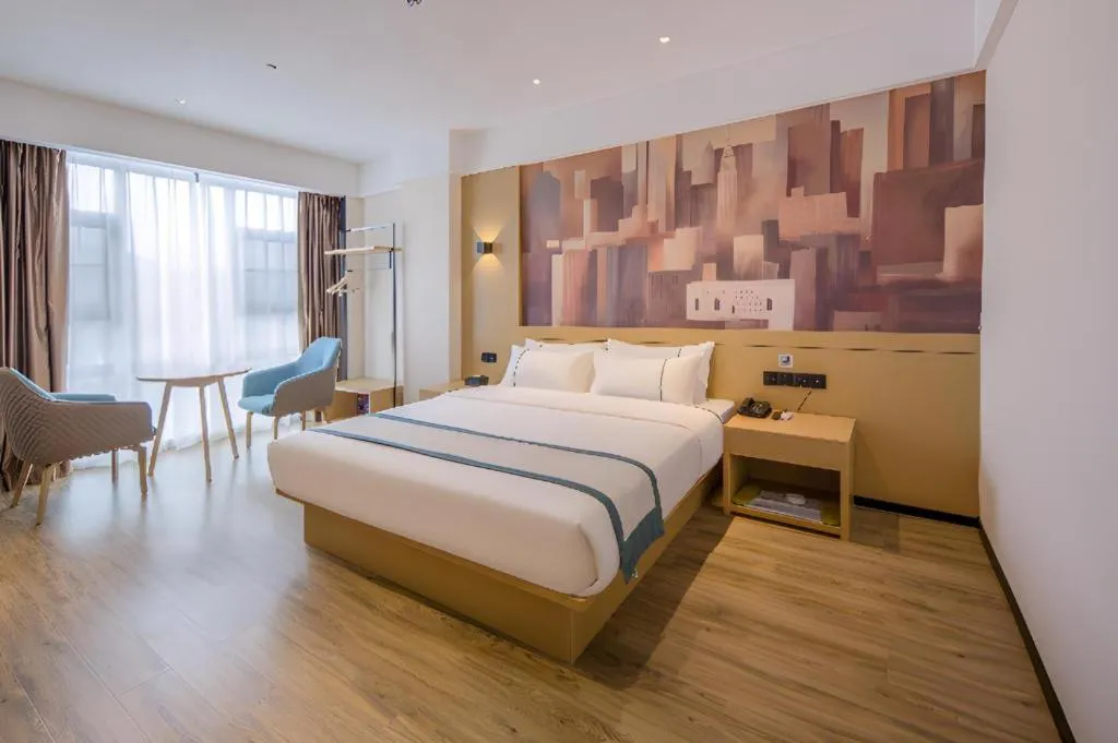 Bed in City Comfort Inn Pingxiang Free Trade Zone Redwood City