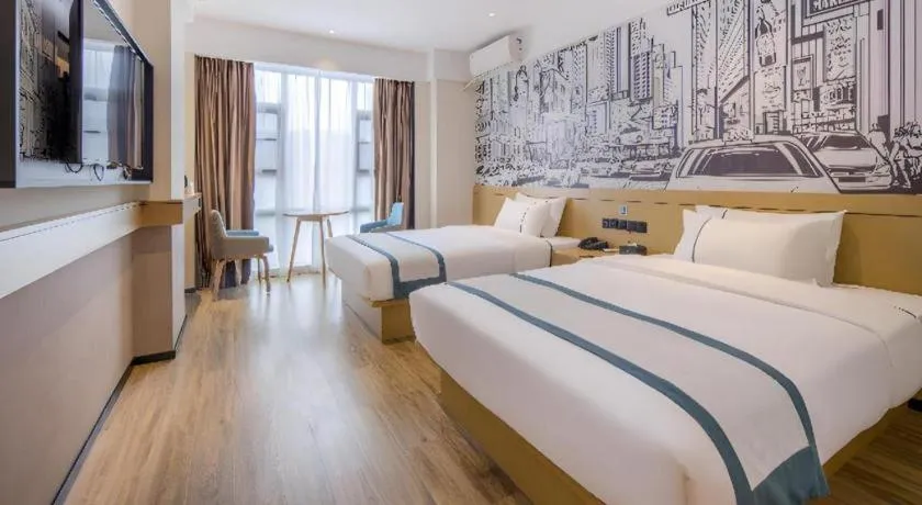 Bed in City Comfort Inn Pingxiang Free Trade Zone Redwood City