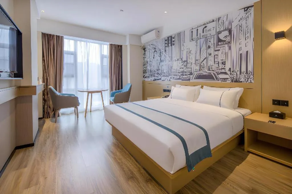 Bed in City Comfort Inn Pingxiang Free Trade Zone Redwood City