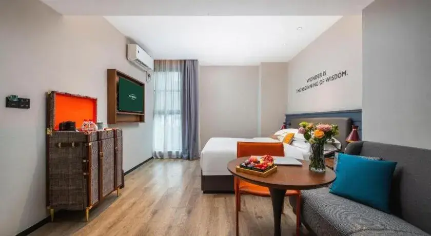 Bed in City Comfort Premier Hotel Liuzhou Wuxing Pedestrian Street Jinggu Building Bed in City Comfort Premier Hotel Liuzhou Wuxing Pedestrian Street Jinggu Building