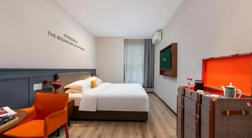 Bed in City Comfort Premier Hotel Liuzhou Wuxing Pedestrian Street Jinggu Building Bed in City Comfort Premier Hotel Liuzhou Wuxing Pedestrian Street Jinggu Building