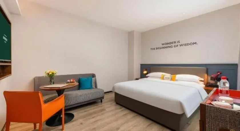 Bed in City Comfort Premier Hotel Liuzhou Wuxing Pedestrian Street Jinggu Building Bed in City Comfort Premier Hotel Liuzhou Wuxing Pedestrian Street Jinggu Building