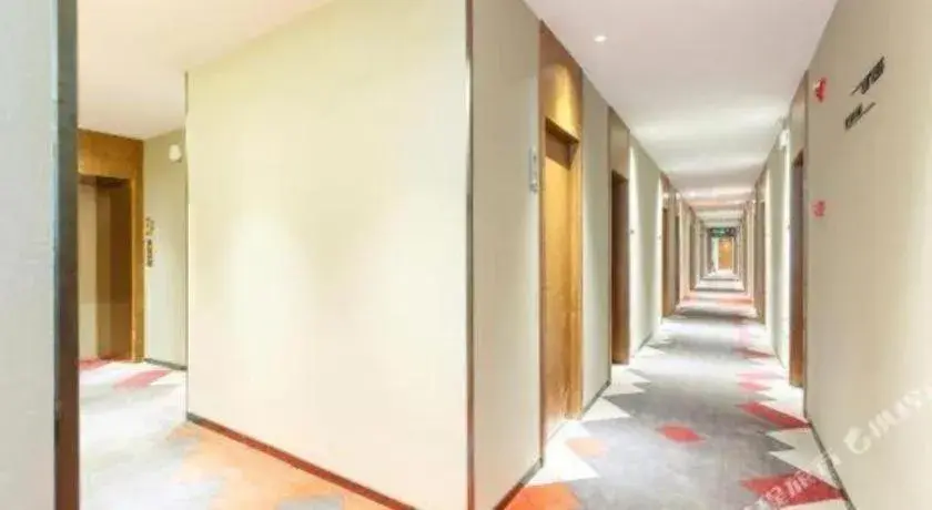 Bed in Borrman Hotel Beijing Tongzhou Universal Canal Business Zone Bed in Borrman Hotel Beijing Tongzhou Universal Canal Business Zone