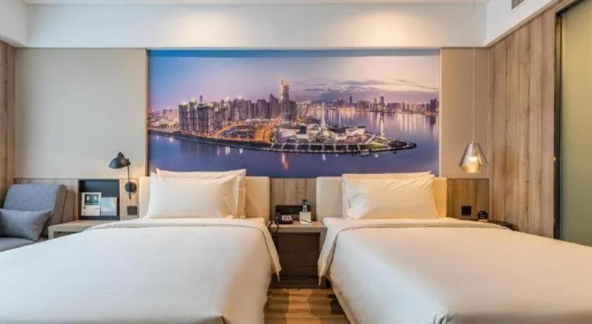 Bed in Atour Hotel Changsha Wuyi Square Wanbao Avenue