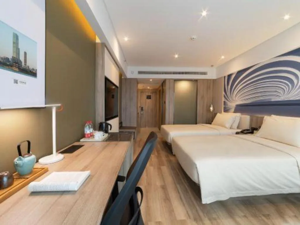Bed in Atour Hotel Changsha Wuyi Square Wanbao Avenue