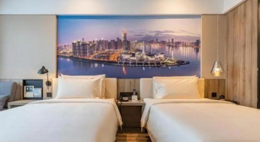 Bed in Atour Hotel Changsha Wuyi Square Wanbao Avenue