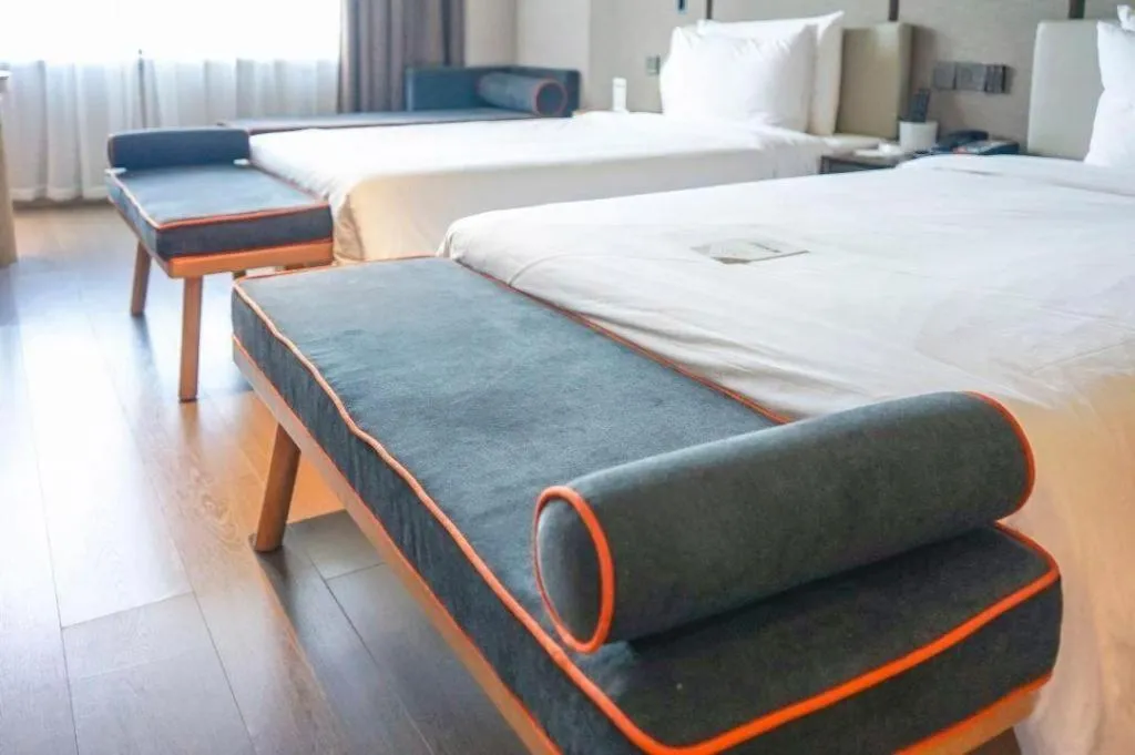 Bed in Atour Hotel Wenzhou Yueqing Nanhong Plaza