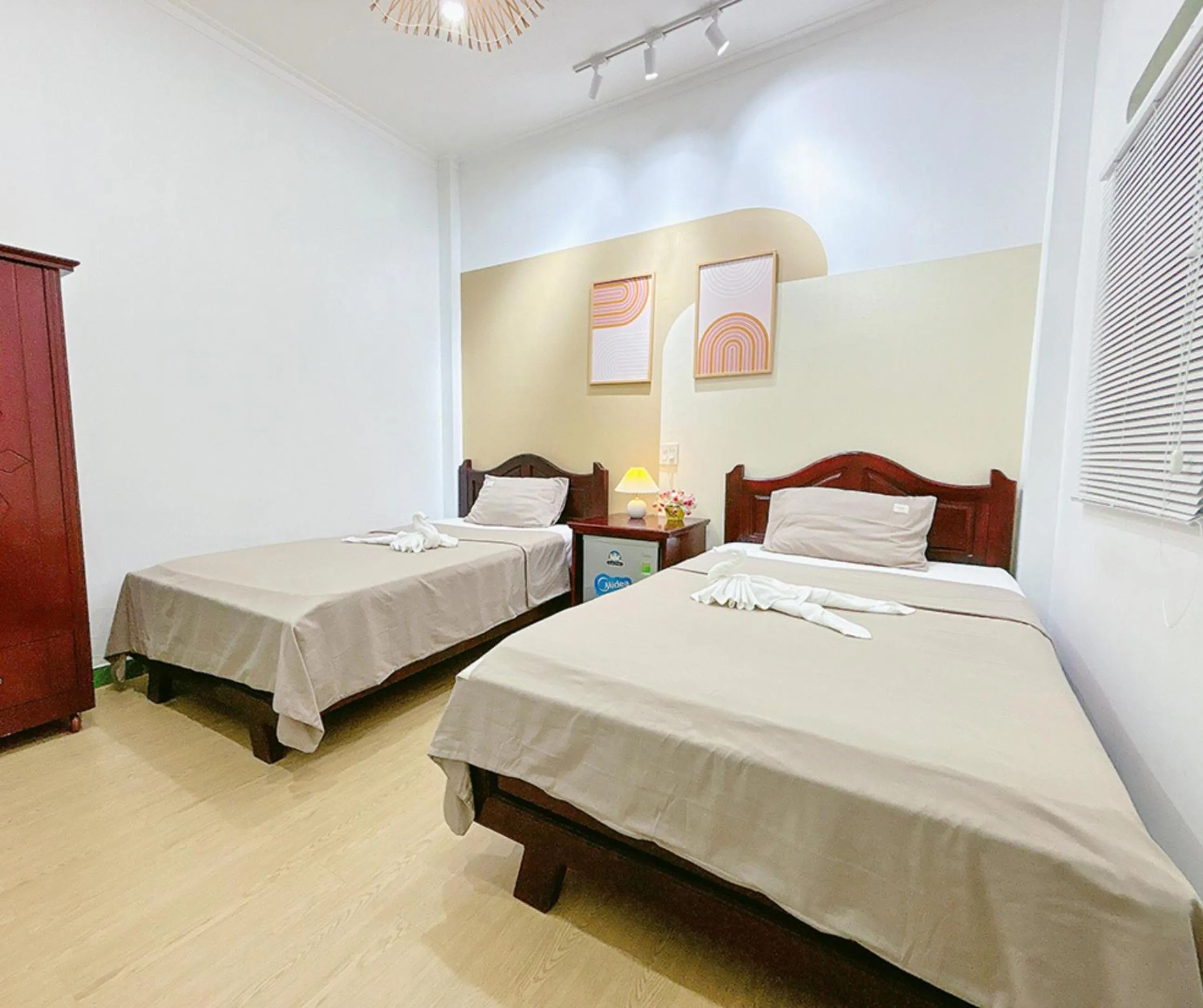 Bedroom, Bed in Quoc Dinh Guest House