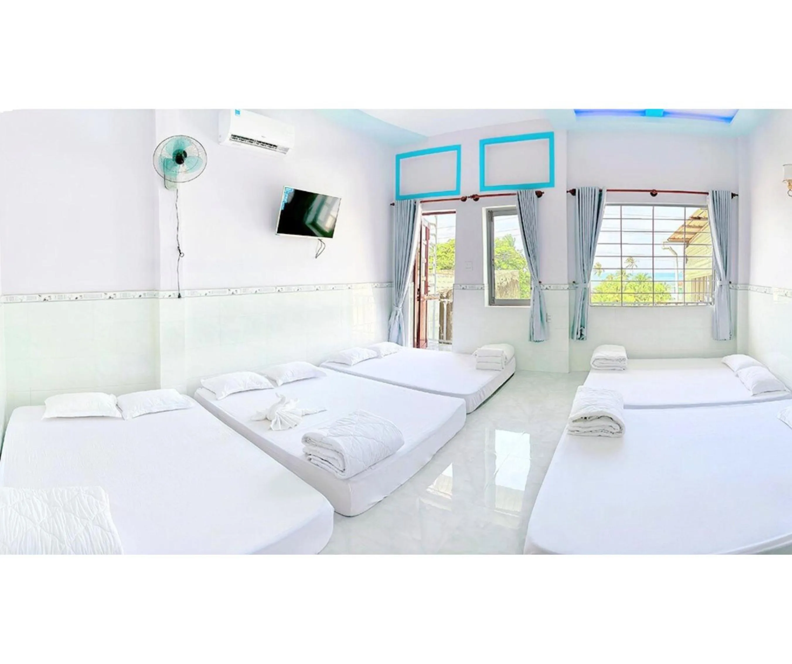 Bedroom, Bed in Quoc Dinh Guest House