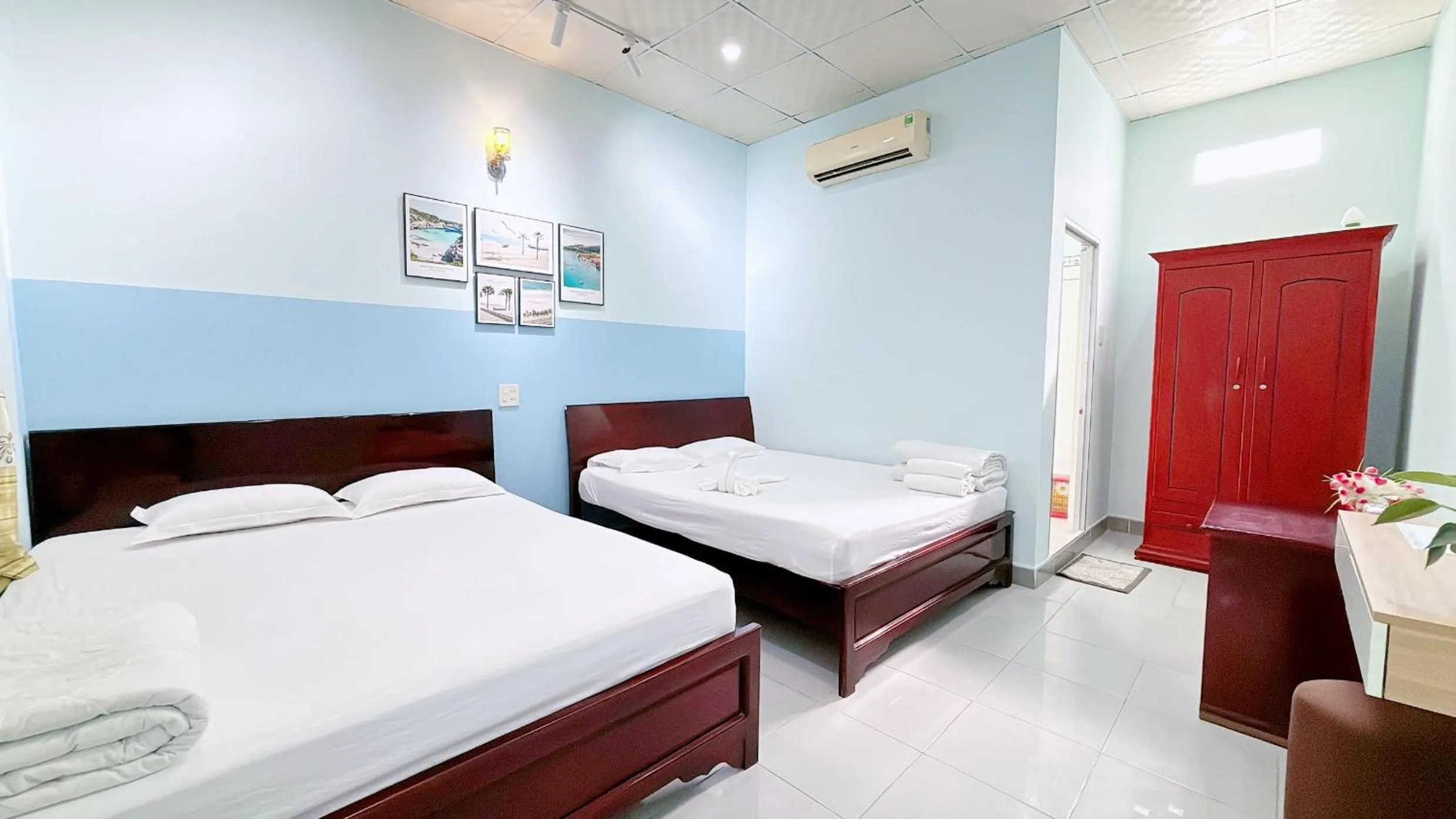 Bedroom, Bed in Quoc Dinh Guest House
