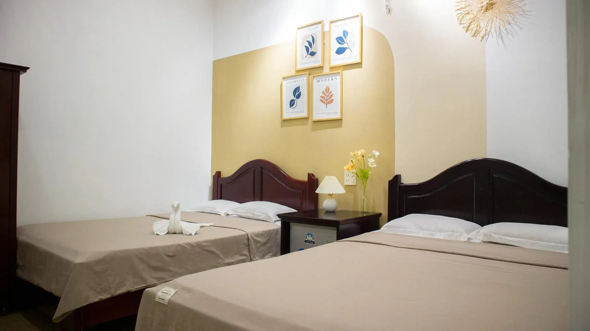 Bed in Quoc Dinh Guest House Bed in Quoc Dinh Guest House