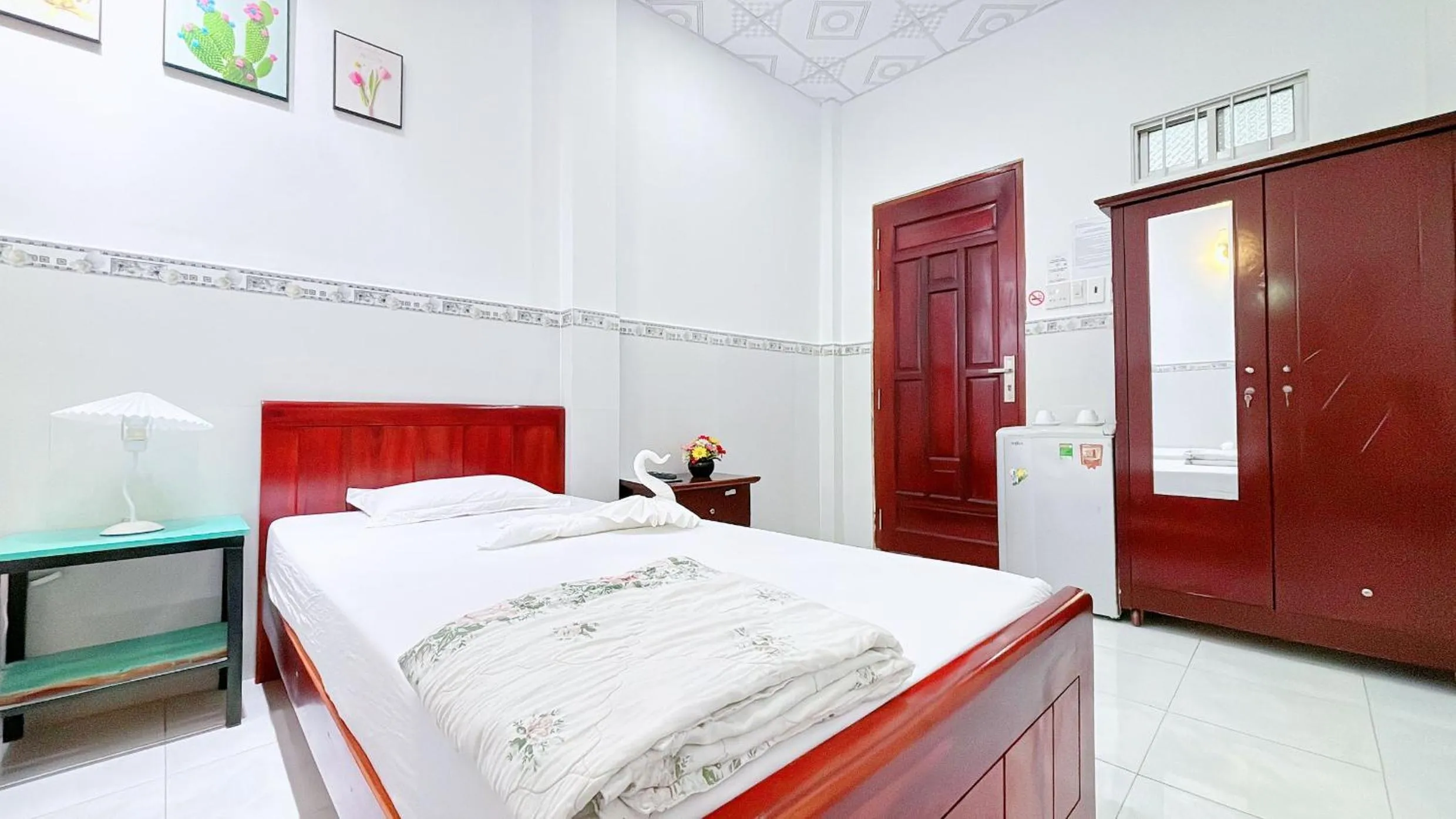 Bedroom, Bed in Quoc Dinh Guest House
